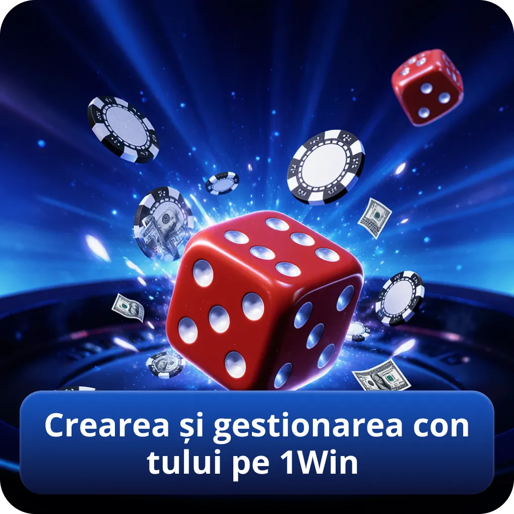 Crearea și gestionarea contului pe 1Win